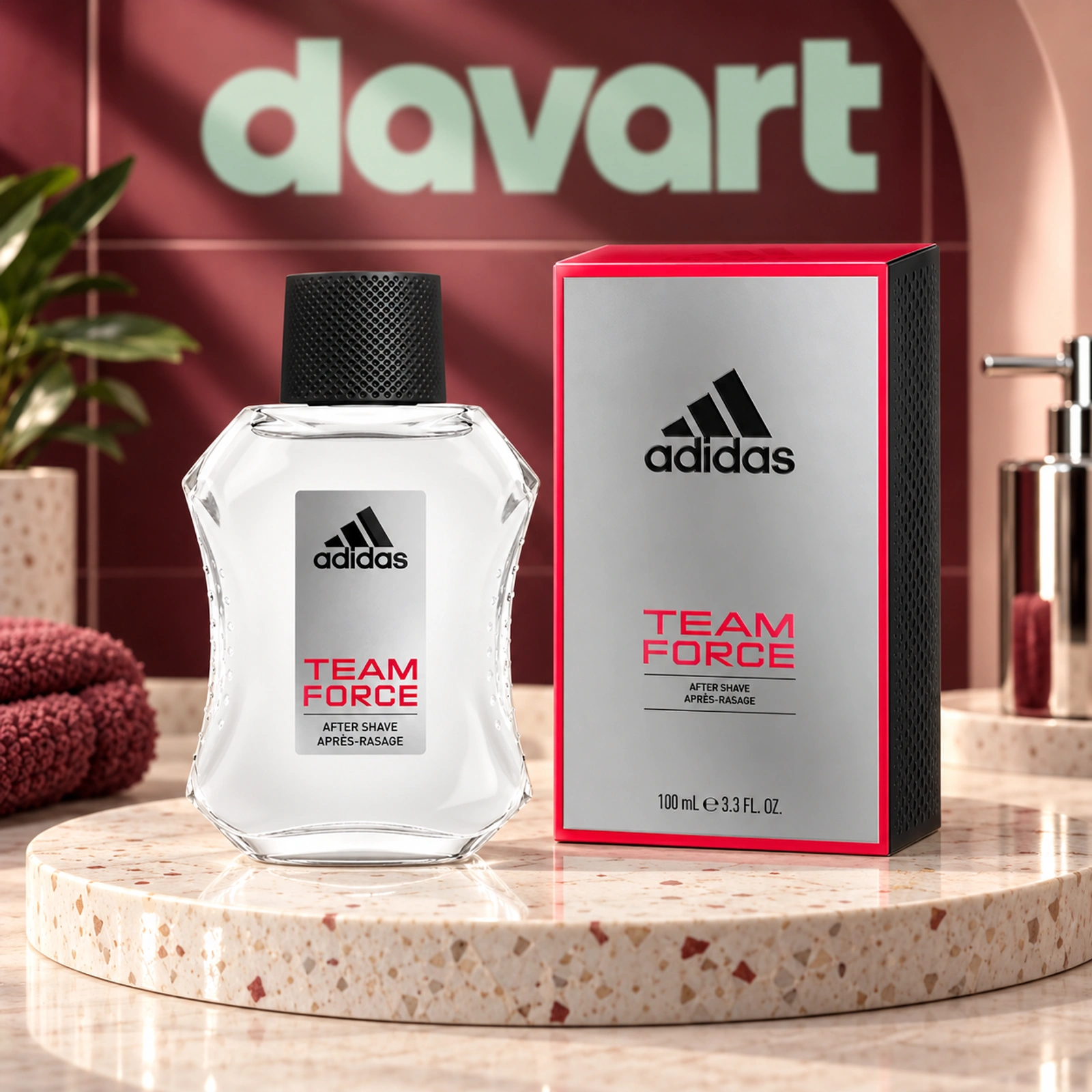 Adidas Loțiune după Ras Team Force, 100 ml, imagine de referință